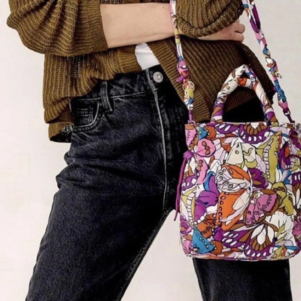 Colorful Butterfly Print Women's Bag mini original tote